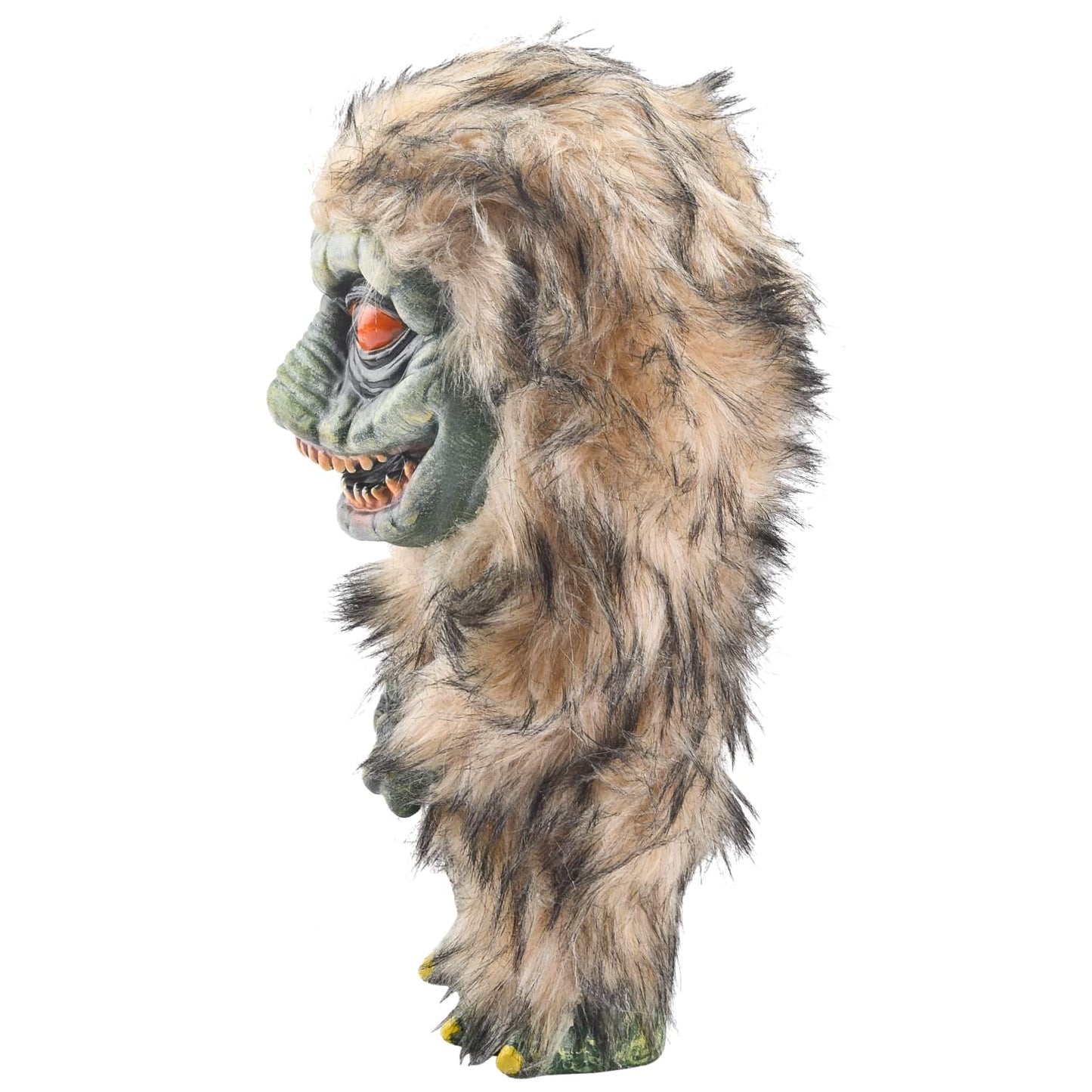 Abitoncc Alien Monster Prop Doll - Creepy Green Plush Horror Toy, 1" Resin, Perfect for Halloween & Birthday Gifts