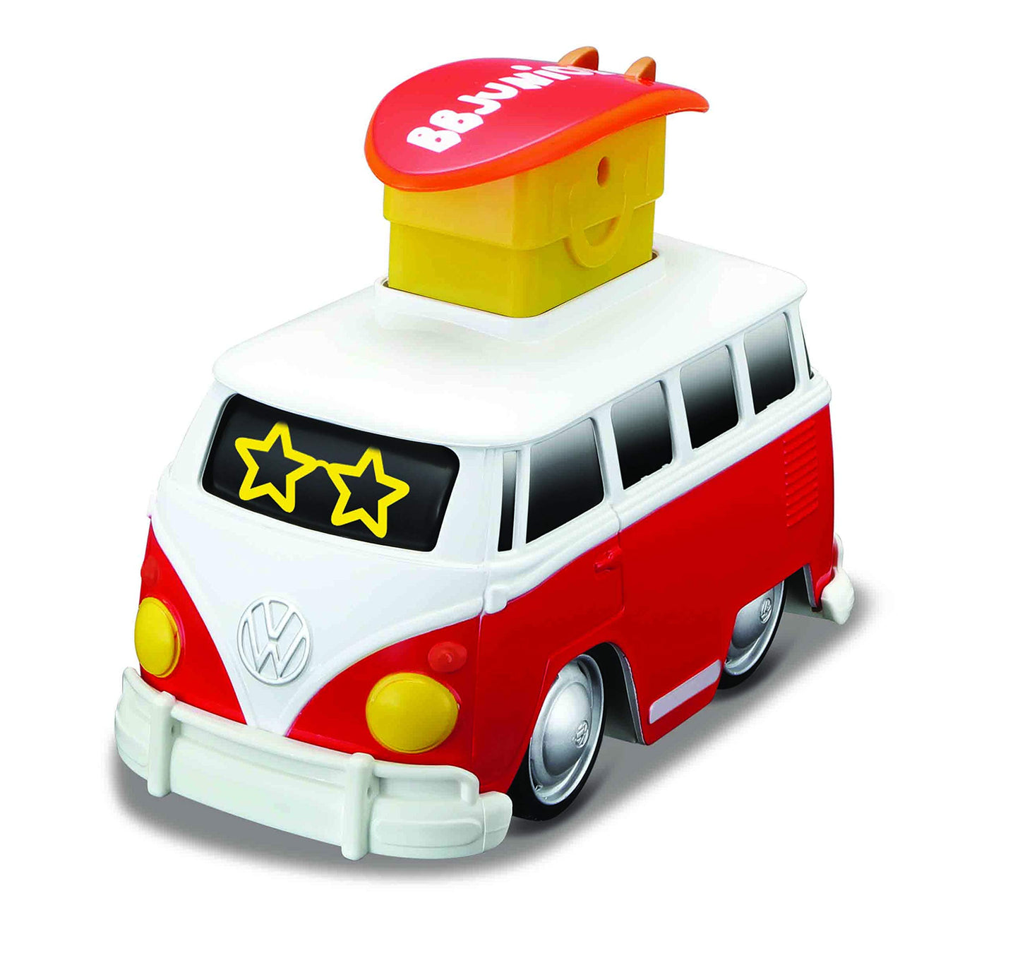 BB Junior VW Press & Go Toy Car - Plastic, Model 16-85110, Engaging Push & Go Action