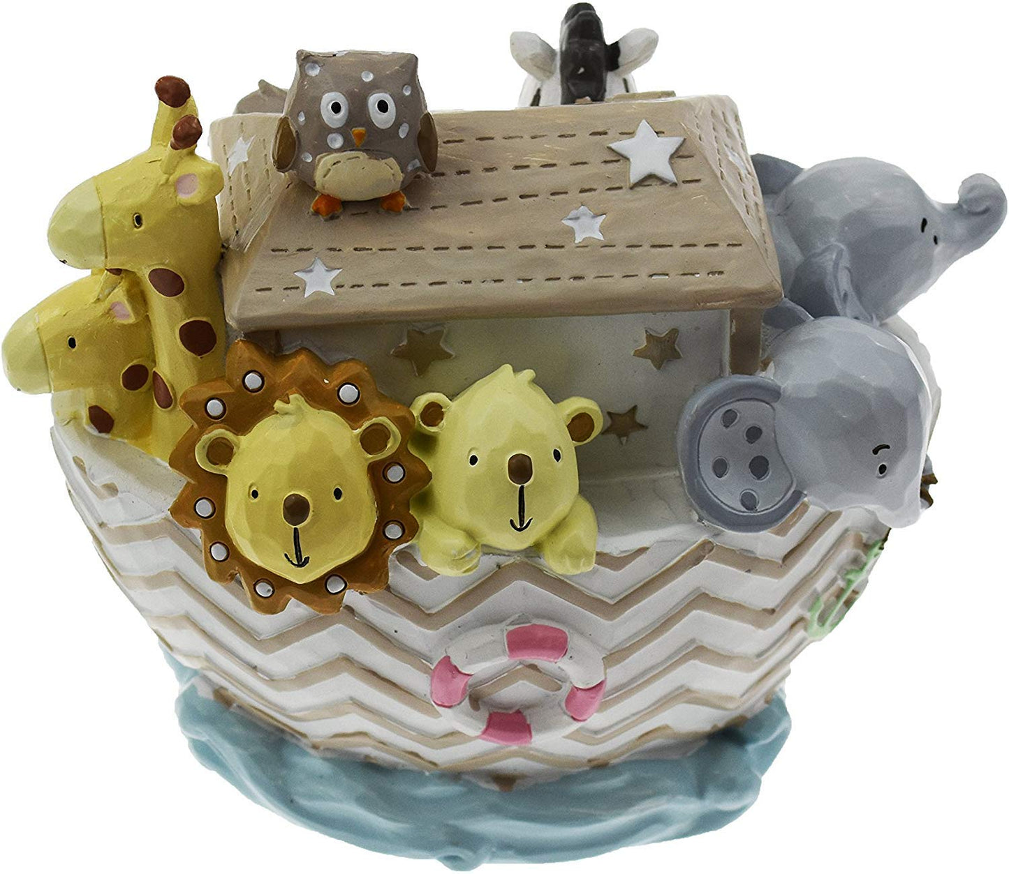 Oaktree Gifts Noah'S Ark Resin Money Bank