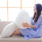 Winsterch 20-Inch Giant White Cat Stuffed Animal - Plush Fluffy Toy for Kids, Perfect Gift for Birthdays, Mother's Day, Christmas