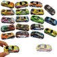 Himeeu 18Pcs Metal Pull Back Racing Car Toy Die Cast Race Car Vehicles Friction Powered Toddler Boy Car Toys 2.7 Inch