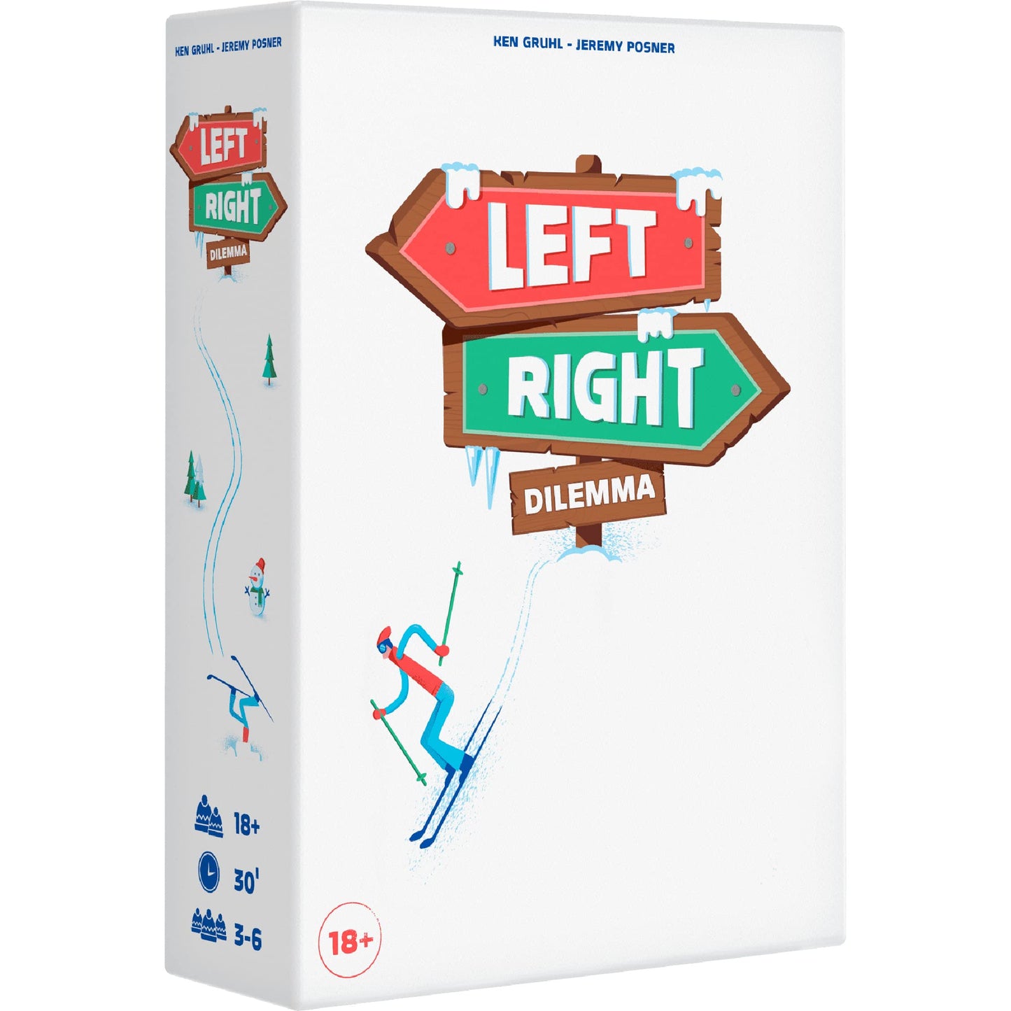 Asmodee Left Right Dilemma Party Game | Hilarious Game For Game Night | Cooperative Board Game | Social Game | Ages 18+ | 3-6 Pl