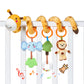 Tumama Kids Spiral Car Seat & Stroller Activity Toy - Giraffe Textured Play Activity Toy For Sensory Exploration And Engagement, Ages 0 And Up