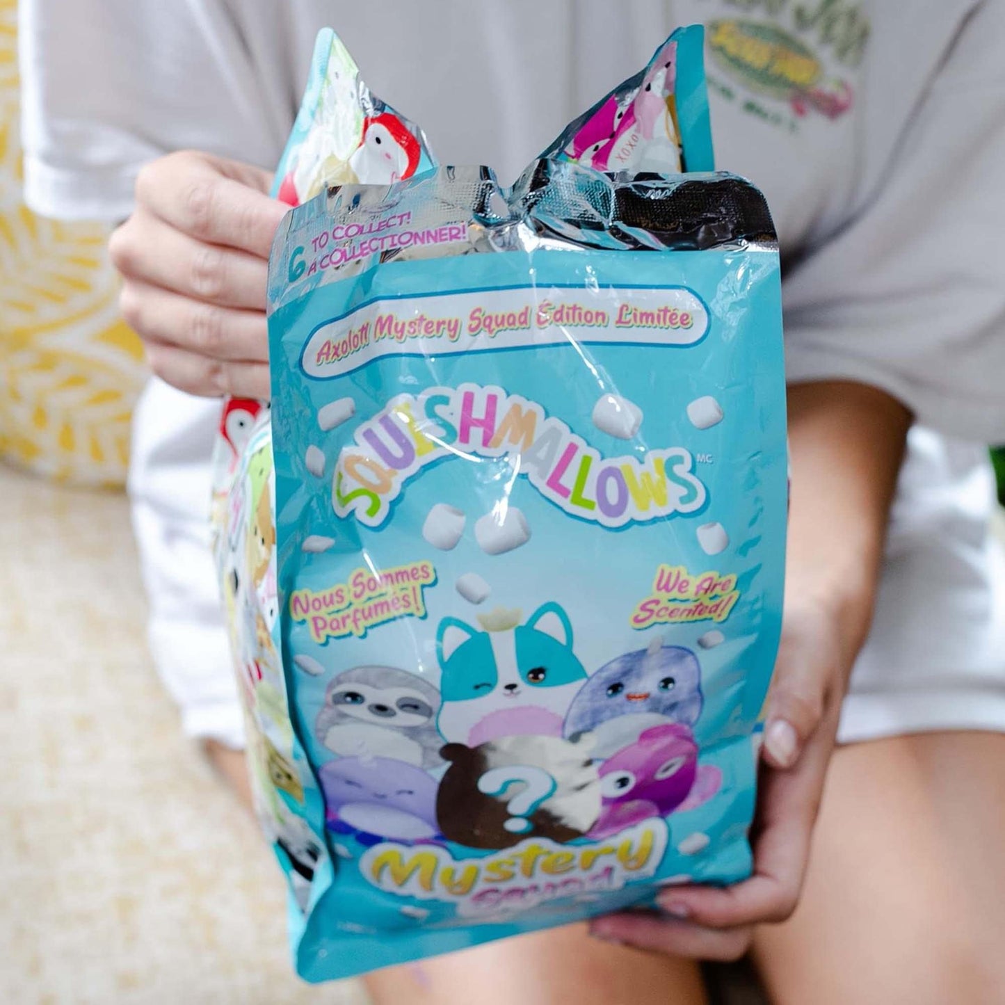 Squishmallow Kellytoy 2020 Scented Mystery Squad Bag Plush Series 1,8 Inches