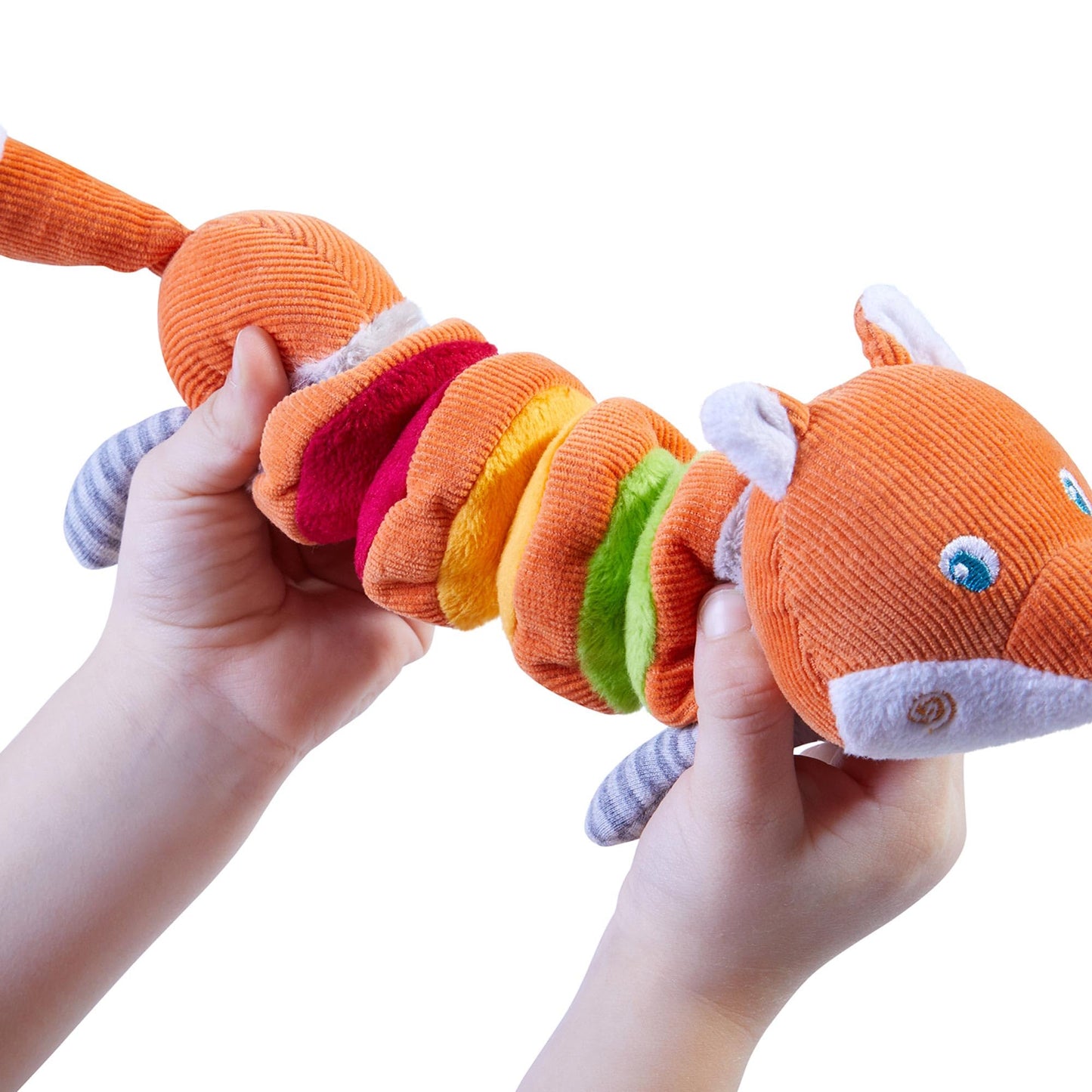 HABA Fox Soft Corduroy Vibrating Plush Baby Toy