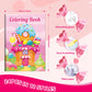 BenLouis 24 Pcs Sweet Mini Coloring Books Kids Candyland Donut Ice Cream Party Favors Small Activity Books Bulk for Kids Treats