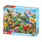 Springbok'S 500 Piece Jigsaw Puzzle Bird Bath - Made In Usa
