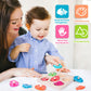 Lzdmy Montessori Wooden Puzzle For Toddlers 1-3, Dinosaur Egg Wooden Toy For 2+ Year Old, 1 Year Old Boy And Girl Gifts, Baby Pu