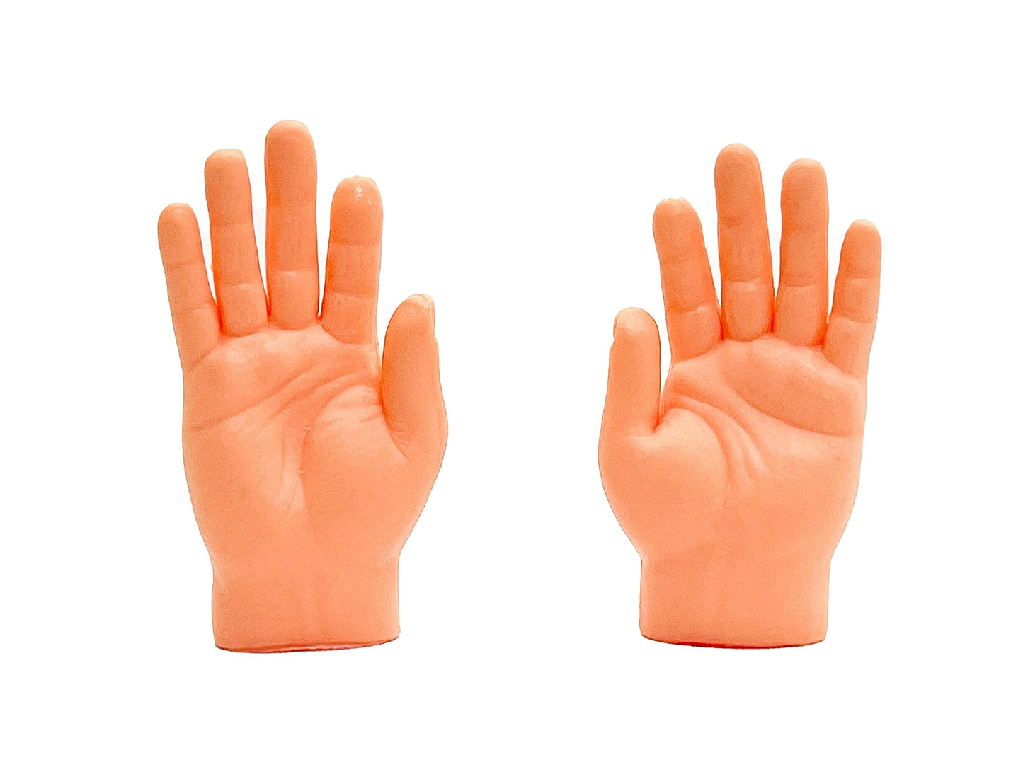 Finger Hands - 10 Pack - enhanced Rubber Little Tiny Finger Hands - Fun and Realistic Design - Ideal for Puppet Show  Gag Present  Fun for All Kids!