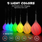 Papi Dada LED Poi Balls Set - Multicoloured Light-Up Juggling Balls for Kids & Adults, Ideal for Beginners & Professionals, Medium Size