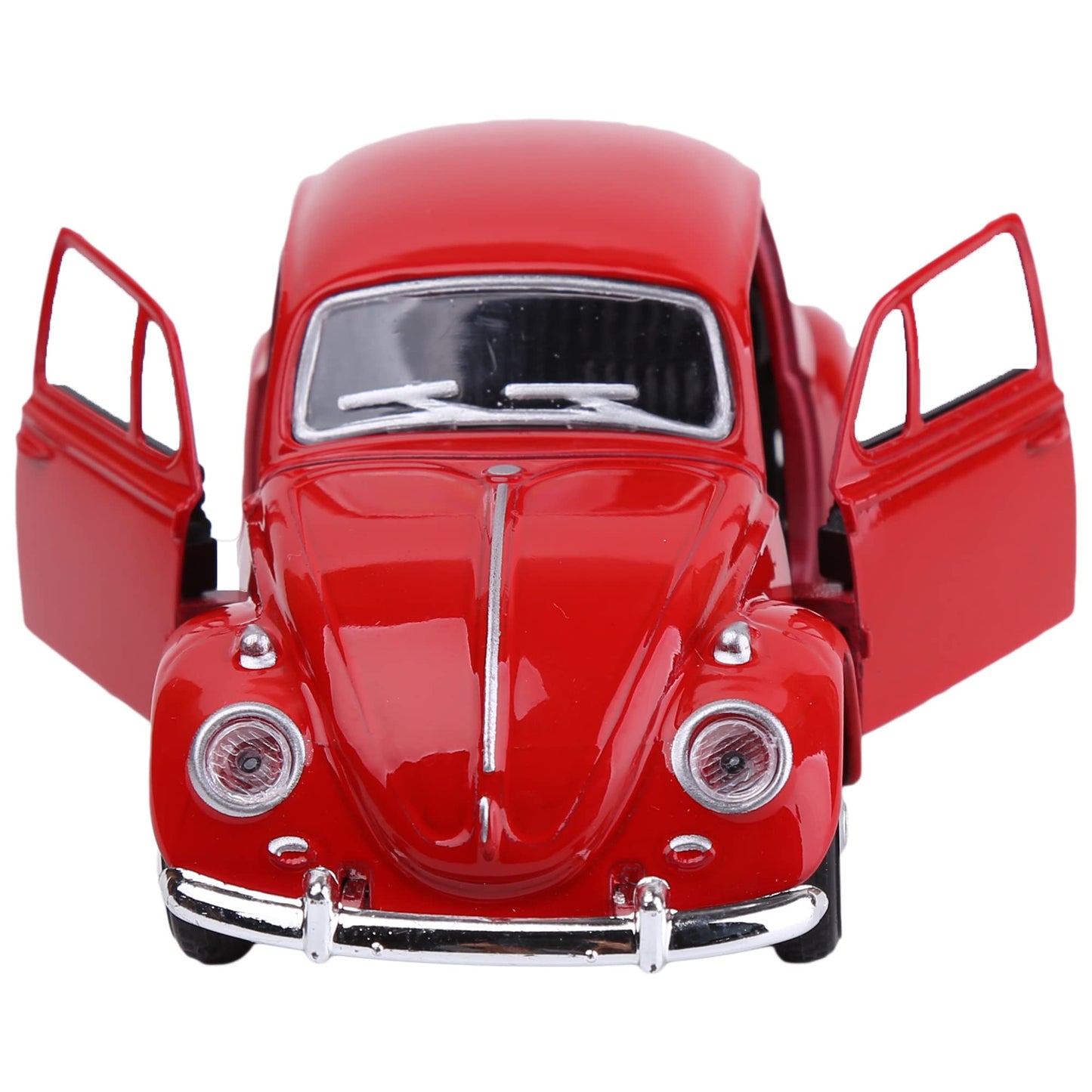 Berry President 1/32 Scale Beetle Bug Diecast Car - Red Alloy Steel Model Toy for Kids/Gifts