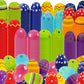 Printed Easter Eggs (100 Pack) Fillable With Hinge Bulk Colorful Painted Plastic Easter Eggs, Perfect For Easter Egg Hunt, Surpr