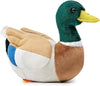 Double Bread 12' Mallard Duck Plush, Realistic Mallard Duck Stuffed Animal, Soft Lifelike Green Duck Toys Real Plushie Toy Gifts For Kids
