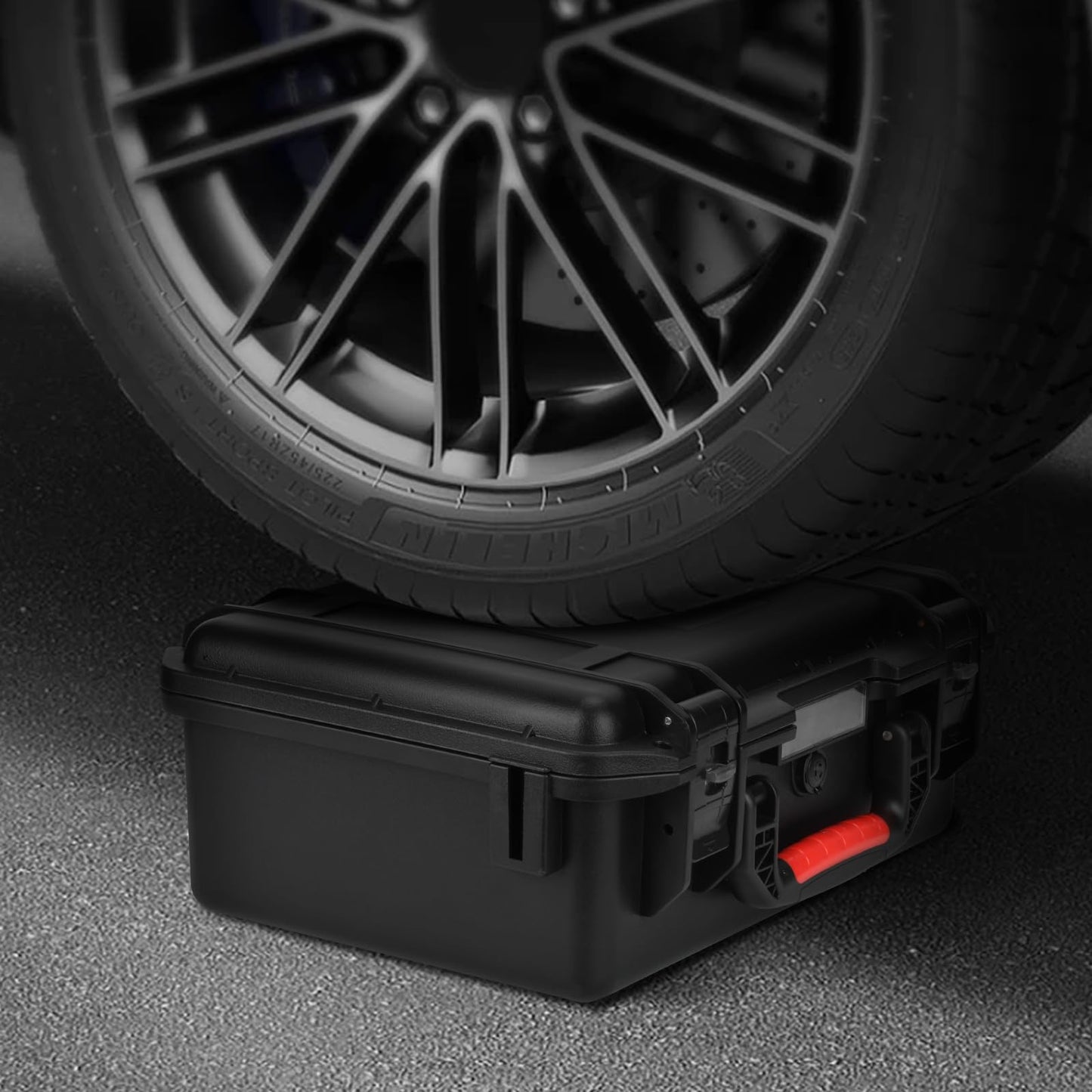 YETEETH Hard Case for DJI Air 3 - Waterproof, Pressure Resistant, Fits DJI RC 2/RC-N2, Black, Model I001