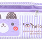 Ritik Hello Bear Pencil Pouch, 20 cm x 12 cm x 10 cm