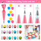 GIFTINBOX Kids Cooking and Baking Set, 54 PCS Complete Kit with Apron and Chef Hat, Real Kids Cooking Utensils and Kitchen Acces