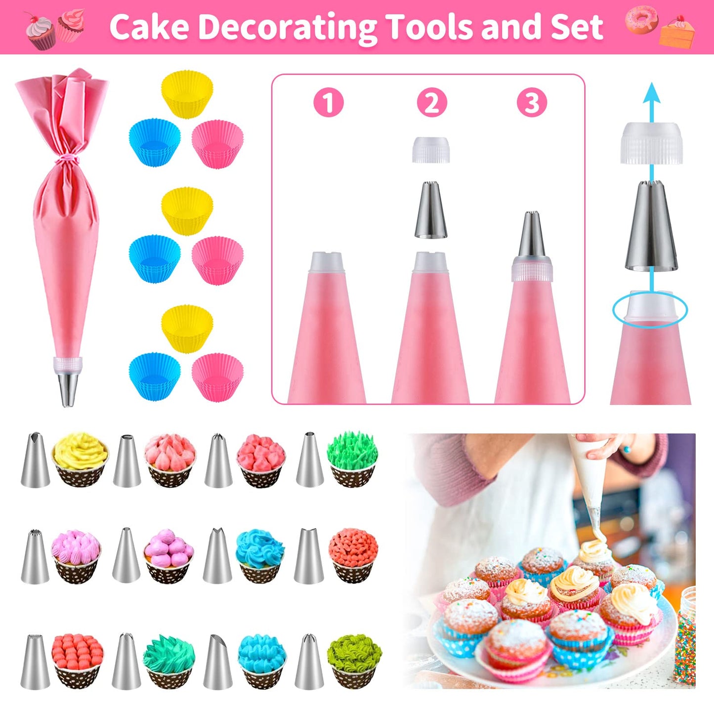 GIFTINBOX Kids Cooking and Baking Set, 54 PCS Complete Kit with Apron and Chef Hat, Real Kids Cooking Utensils and Kitchen Acces