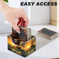 DEGDFSGR Card Game Storage Box for TCG MTG Commander Deck Box Organizer Trading Card Case Magnetic Closure Creative Pattern Up t