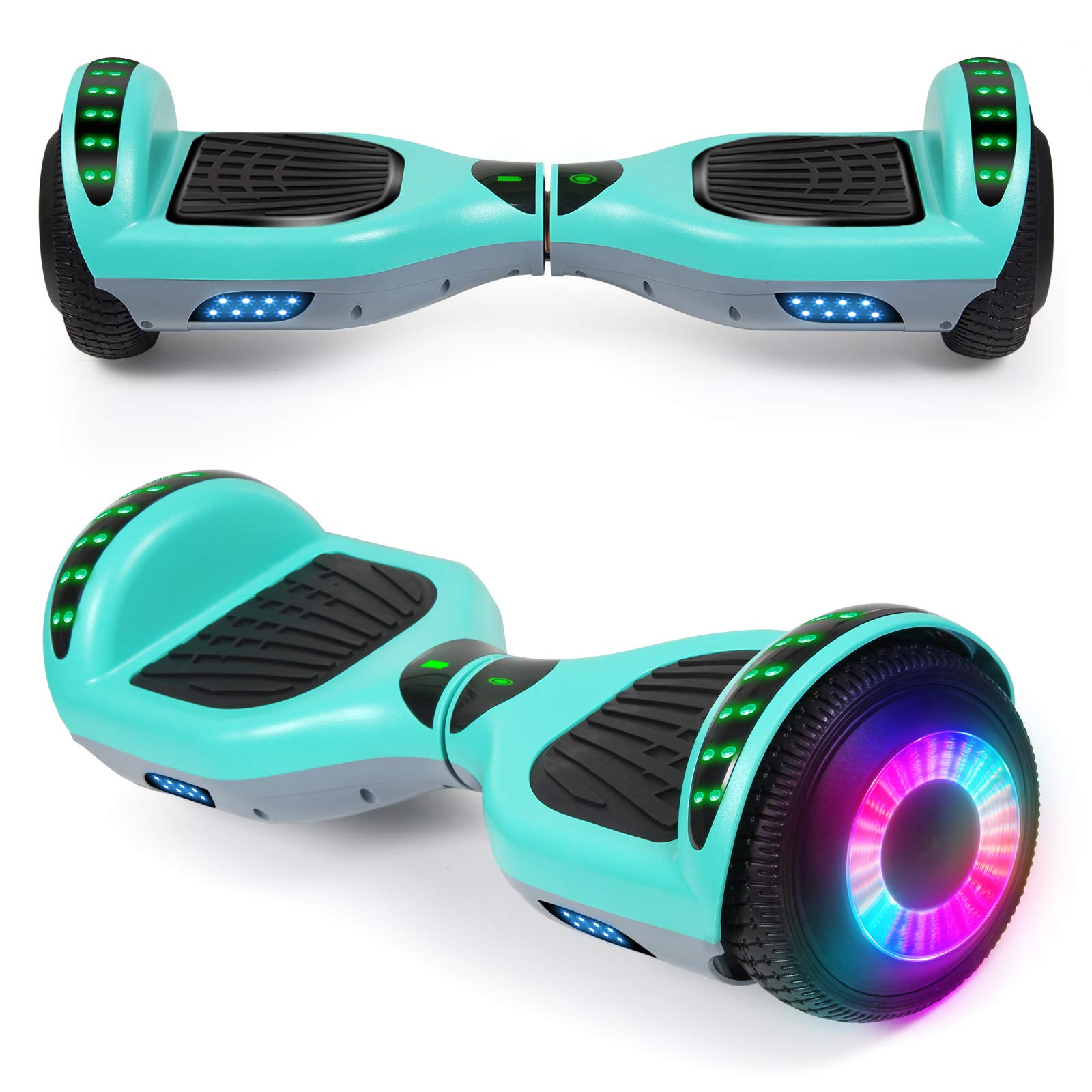 Sisigad A12 Mixed Color Hoverboard, With Bluetooth And Colorful Lights Self Balancing Scooter
