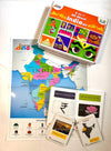Learning Dino - All About India Kit For Kids - Includes India Gk Picture Book For Kids, India States & Union Territories Flashca