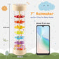 LOOIKOOS Rainmaker - 7 inch Wooden Rain Stick Montessori Toys for Babies 6-12 Months Baby Rattle Shaker Sensory Developmental Toy Raindrops Musical Instrument Baby Musical Toys for Baby 6 7 8 9