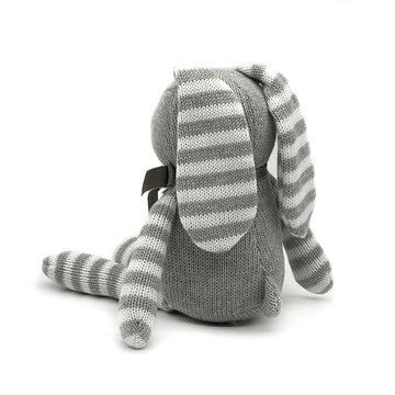 Fluffyfun Plush Baby Bunny Rabbit Stuffed Animal Toy (Grey)