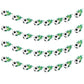 Boao 4 Pcs Soccer Party Decorations Soccer Banner Hanging Paper Garland Sports Bunting Sports Ball Decorations for Birthday Part