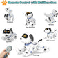 okk Robot Dog Toy - Remote Control Programmable Puppy, Interactive Voice Control, 5.7" Plastic, Model K16, Gift for Kids