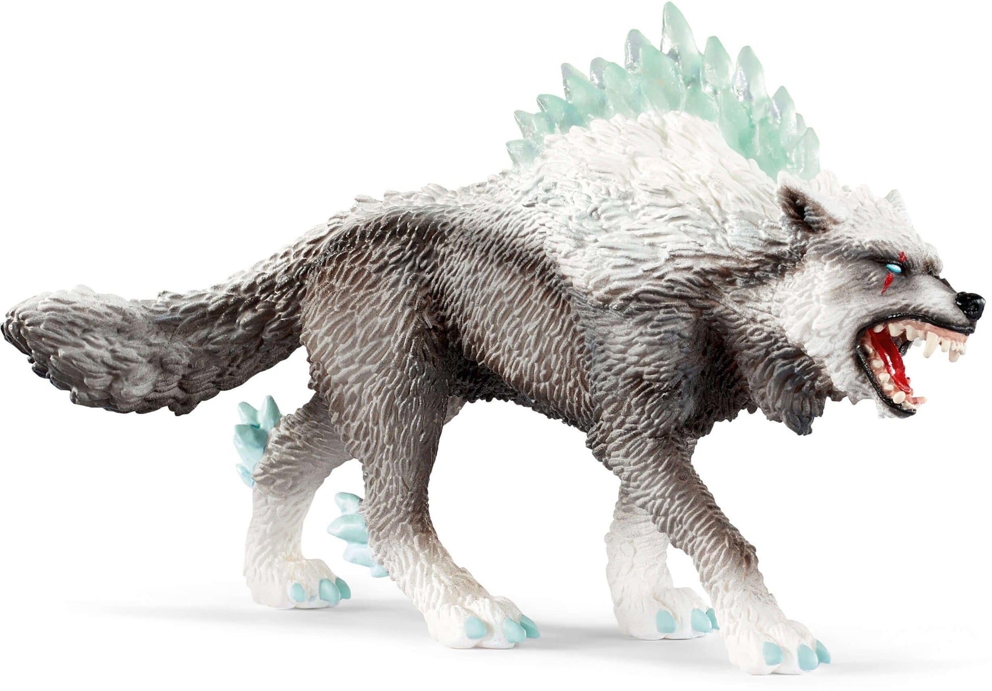 SCHLEICH 42452 Snow Wolf Eldrador Creatures Toy Figurine for Children Aged 7-12 Years
