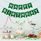 Green Happy Birthday Banner Happy Birthday Sign For Backdrop Green Birthday Party Decorations For Adults Kids Birthday Banner Tea Birthday Party Supplies Door Yard Banner Wall Decor