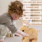 Noxozoqm Easter My Realistic Bunny Toy,Interactive Realistic Bunny - Jumping,Twitching And Shaking Ears (Pink)