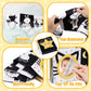 OKOOKO Black and White Baby Book High Contrast Baby Toy 0-6 Months Baby Soft Book Tummy Time Toy Crib Stroller Toy Montessori Se