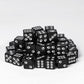 HDdais 10 Pack D6 Dice Set, Six Sides White Cat's Paw 6 Sided Dice for DND MTG PRG Wow Table Games