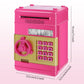 Gudoqi Password Piggy Bank, Digital Electronic Money Bank, Mini Atm Cash Coin Saving Can Toys, Birthday For Kids, Rose
