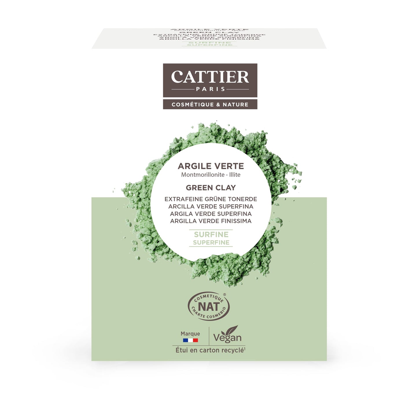 Cattier Super Fine Green Clay 1Kg