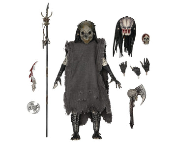 NECA Shaman Predator Ultimate 7-Inch Action Figure with Interchangeable Hands