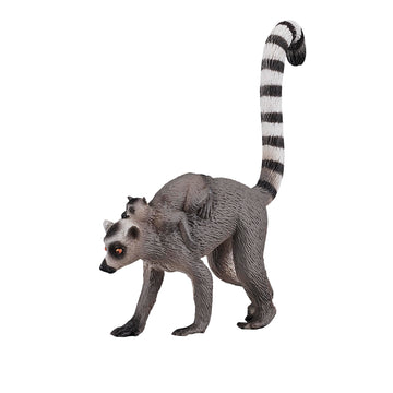 Mojo Lemur With Baby Toy Figure Medium