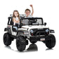 Garvee 24V 2-Seater Kids Electric Truck with Parent Remote Control, 100Min Ride-on Car, 4WD Dual Motor, 2 Speeds, Spring Shock A
