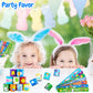 MEZHOBBY 54Pcs Easter Slap Bracelets, Easter Basket Stuffers, Easter Egg Fillers Gifts, Easter Egg Hunt Event, Party Favors , Cl