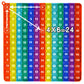 Dk-Simina P00P Fidget Multiplication Game 12X12 Table Math Games Digital Table Toy, Fidget Learning Game Toy Relieves Stress, Creates Various Math Operations,