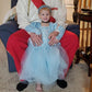 JWZWJ Fancy Cinderella Princess Dress Costume Puff Sleeve Halloween Birthady Party Cosplay for Girls 2-11T