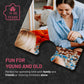 Misu Games Black Box Puzzle Without Template, Jigsaw Puzzles For Adults 1000 Pieces, Cool Jig-Saw Puzzels 20X27 Multiple Categor