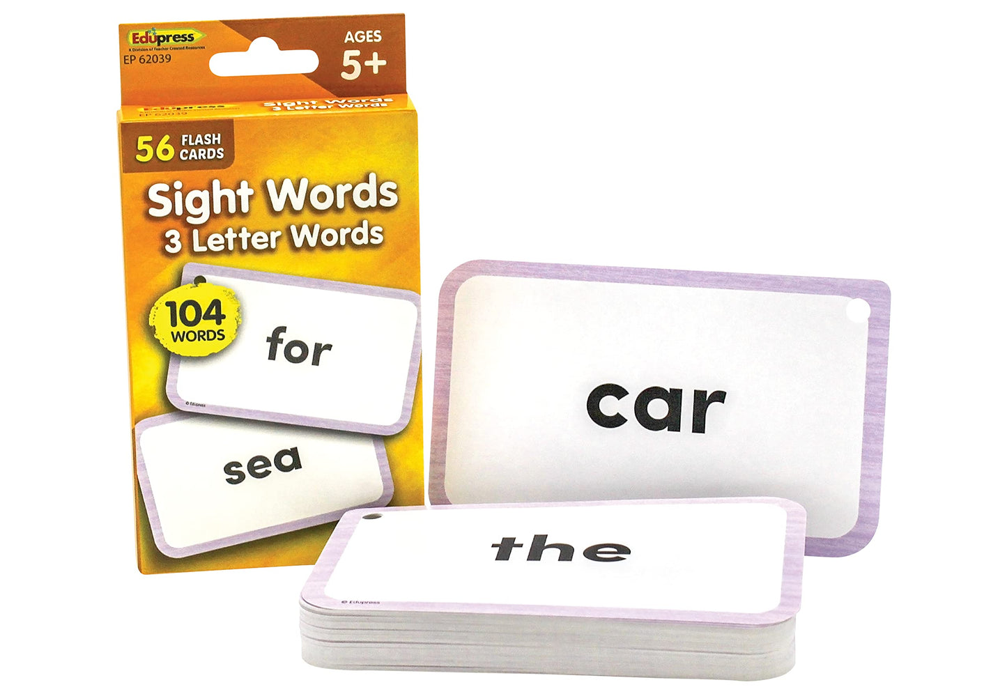 3 LETTER WORDS FLASH CARDS