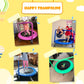 Bcan 36'' Mini Folding Ages 2 To 5 Toddler Trampoline With Handle For Kids, Two Ways To Assemble The Handle, Indoor/Garden Toddl
