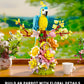 Flowers And Parrot Building Set- 1162Pcs, Compatible With Lego Flower, Cute Bird And Succulent Botanical Collection Set,Nice Gift For Her Or Him For Valentines & Mother’S Day And Anniversary