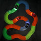 Tracks Cars Only Replacement, Race Cars For Magic Tracks Glow In The Dark, Racing Car Track Accessories With 3 Flashing Led Lights, Compatible With Most Tracks For Kids Boys And Girls(4Pack)