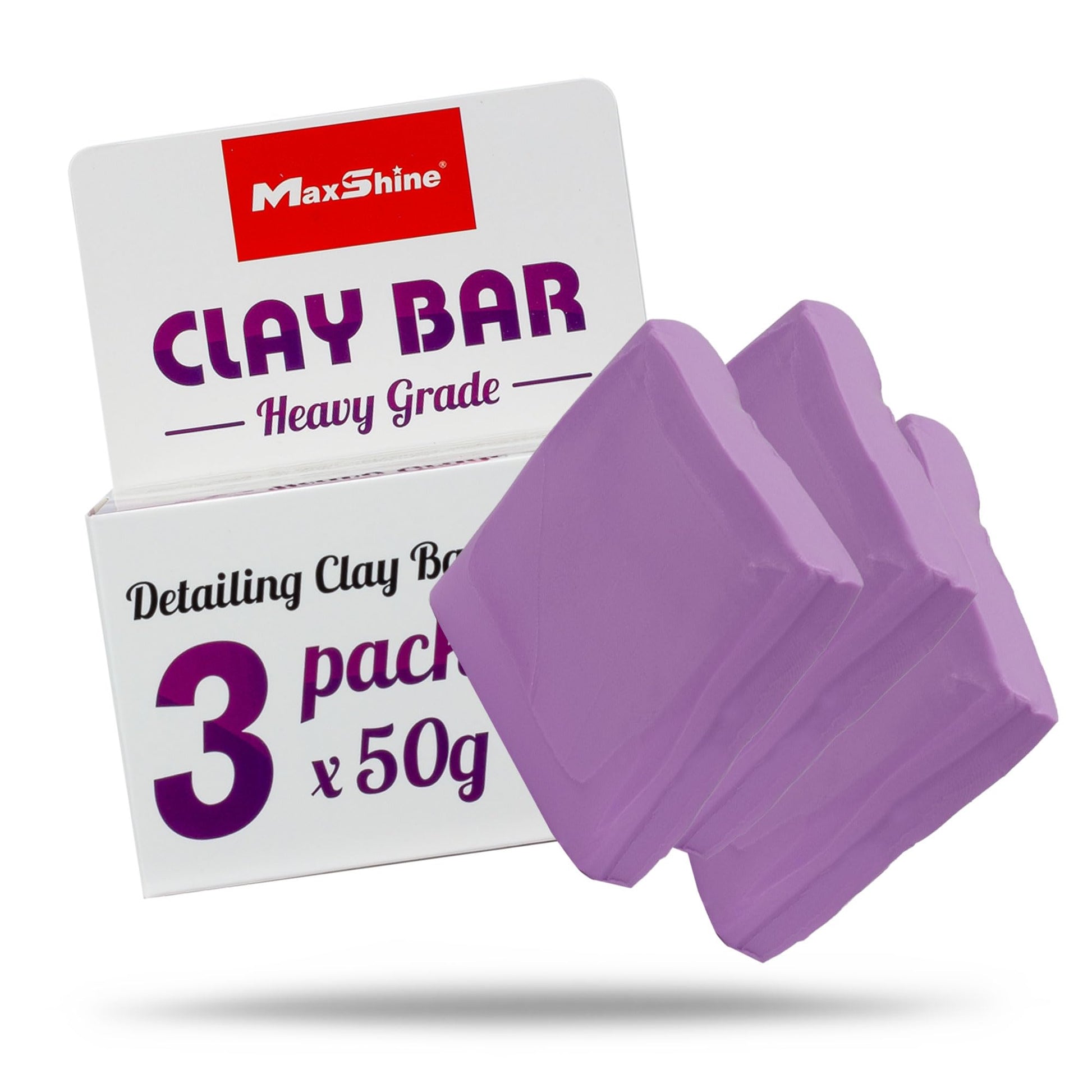 Maxshine Detailing Magic 150G Clay Bar,Purple, Heavy Grade