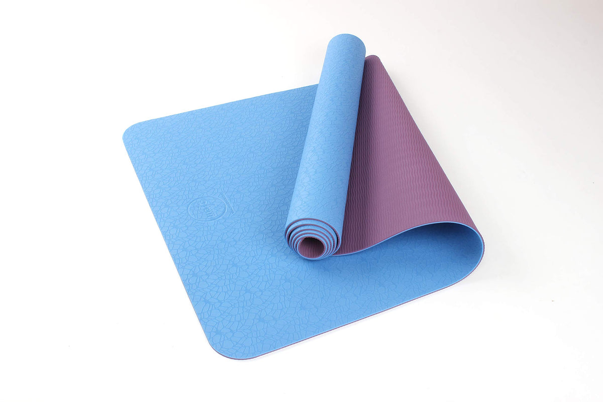 Maji Sports 1760755 2 Tone TPE Yoga Mat, Multicolor
