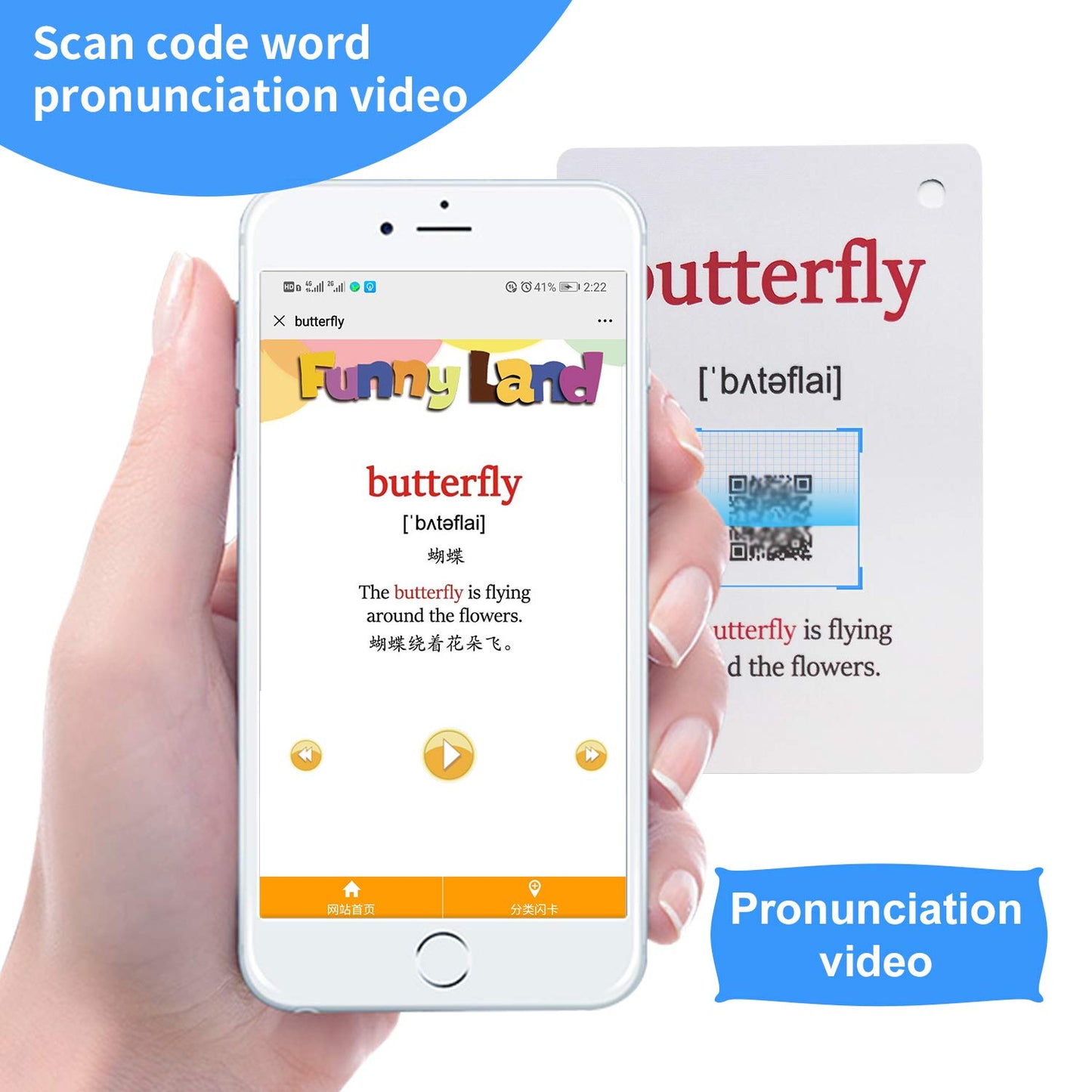Wild/Farm/Sea Animals Body Parts Learning English Flash Cards Kids Montessori Toys Baby Cards Child Pocket Card Pre-Kindergarten