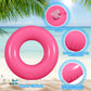JellyArch 6 Pcs Inflatable Pool Floats 24 Inches Swim Tube Bulk for Adults Swimming Ring Pool Floaties for Beach Party Decoratio